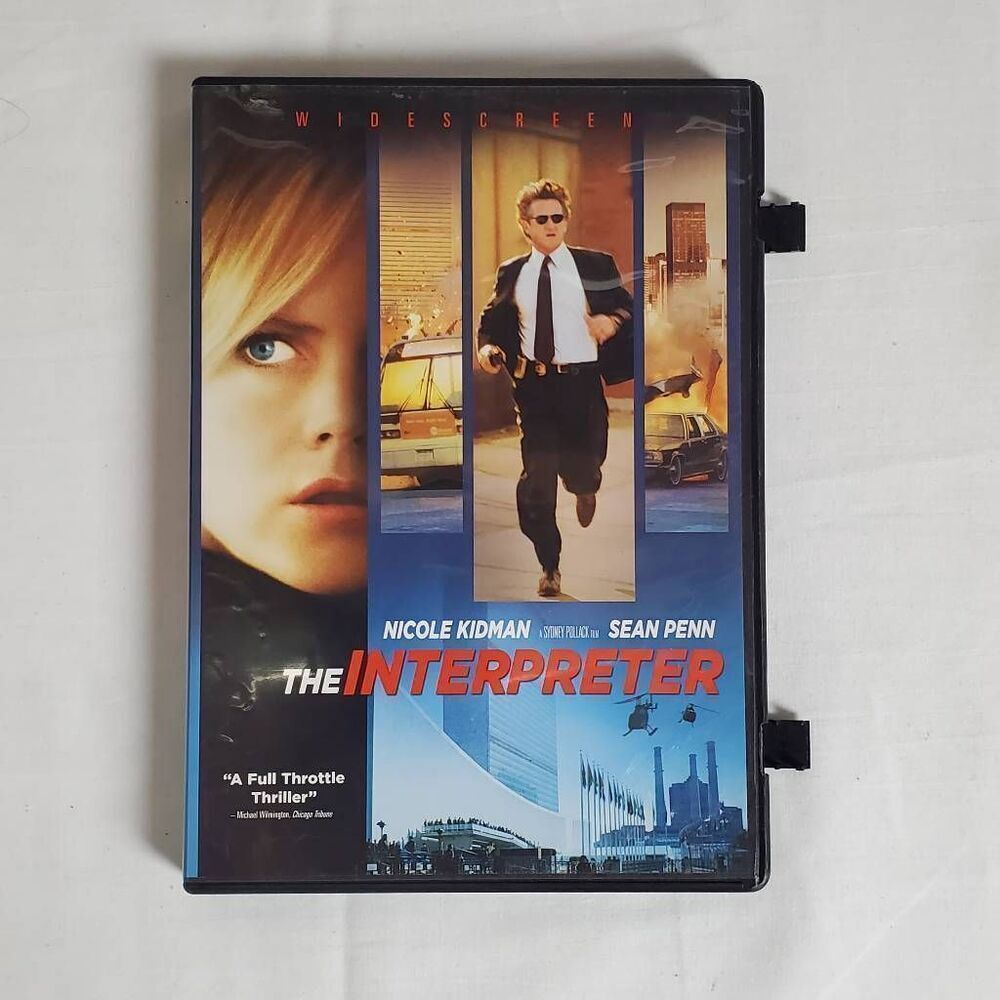 The Interpreter (DVD, Widescreen) Nicole Kidman Sean Penn Political Thriller